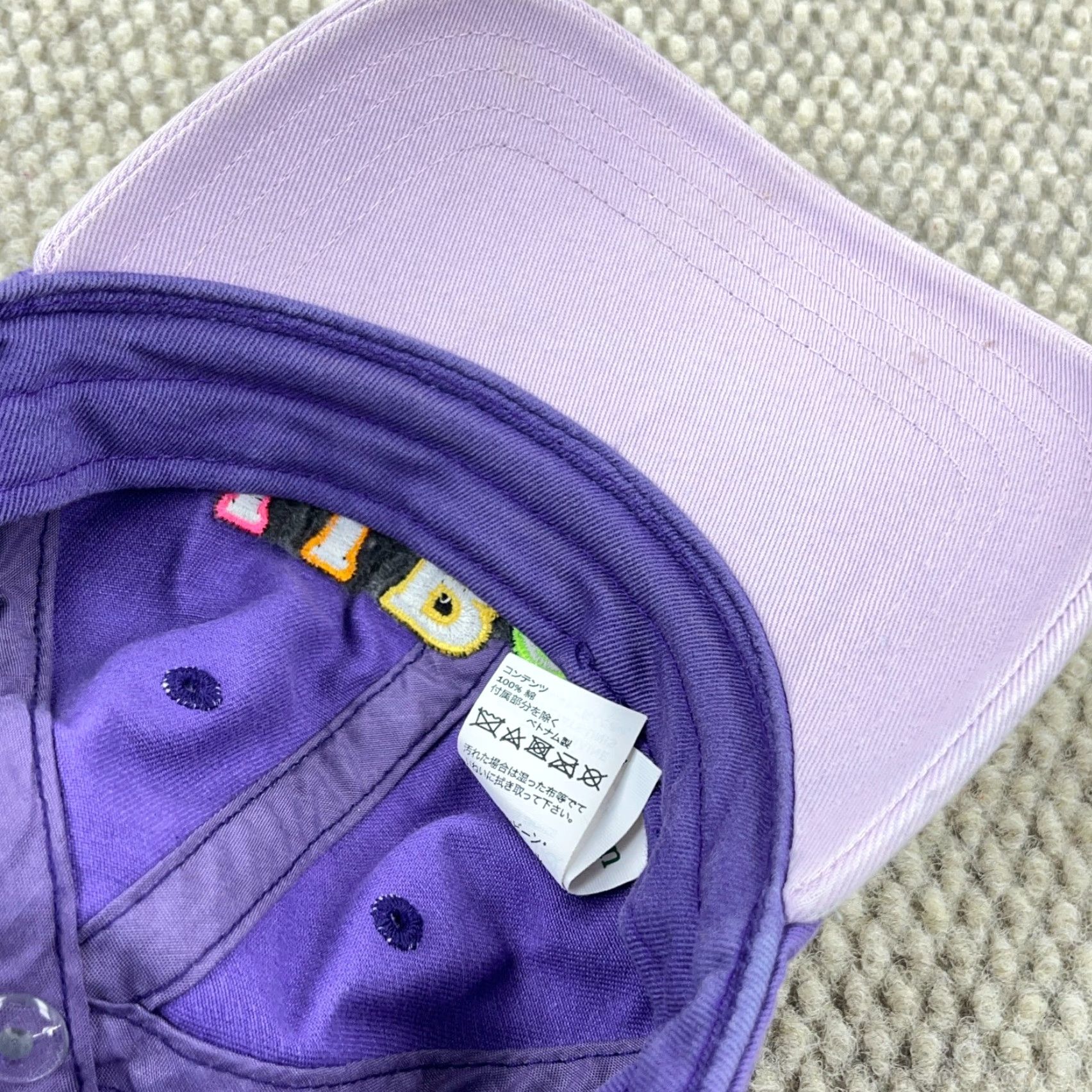 Vintage L.L. Bean Adjustable Baseball Cap Womens Purple Twill Hat Logo Casual Size ONE SIZE - 7 Thumbnail