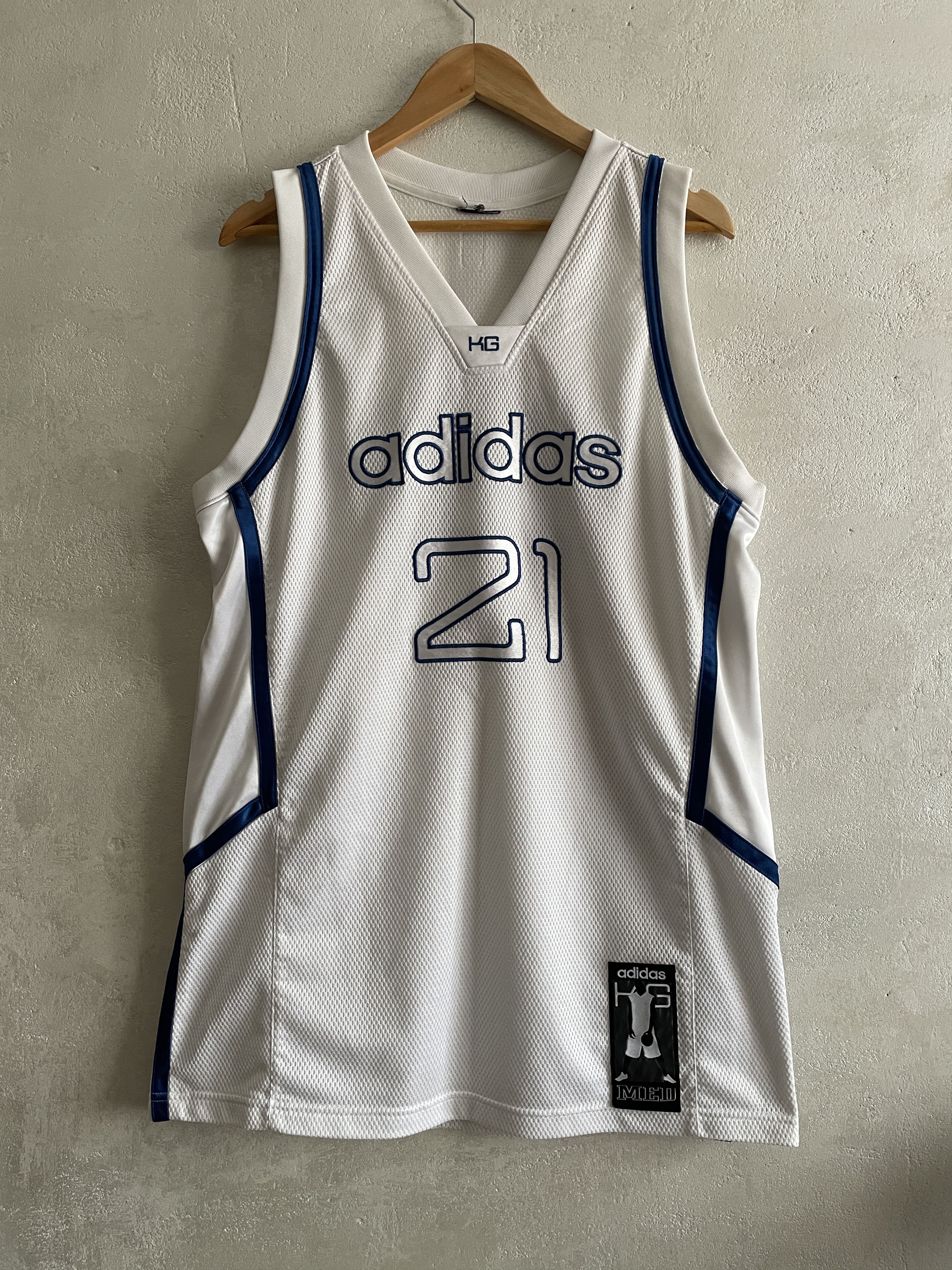 Adidas Vintage 2000s NBA Basketball Jersey KG 21 Kevin Garnett Size US L / EU 52-54 / 3 - 1 Thumbnail