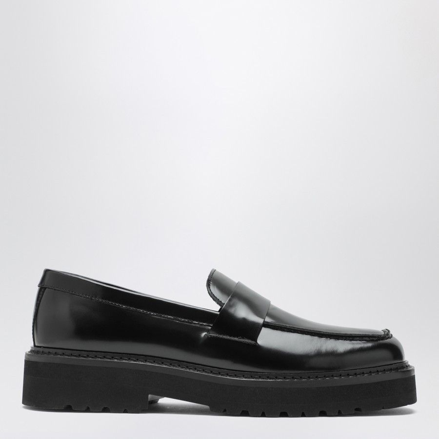 VINNY's o1d2blof1025 Leather Moccasins Shoes in Black Size US 11 / EU 44 - 1 Thumbnail