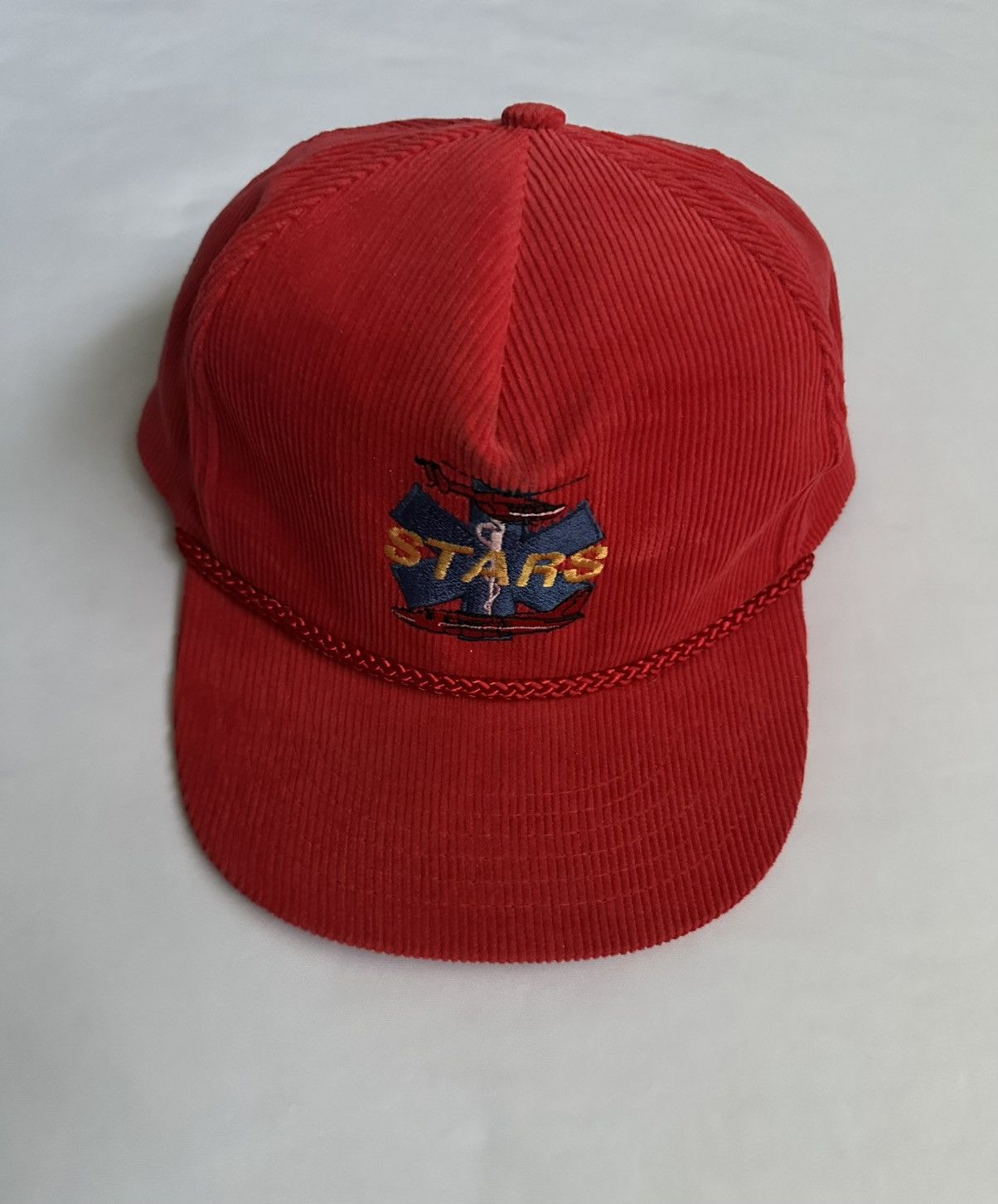 Vintage Vintage Corduroy 90s EMS Embroidered Retro SnapBack Hat Size ONE SIZE - 1 Thumbnail