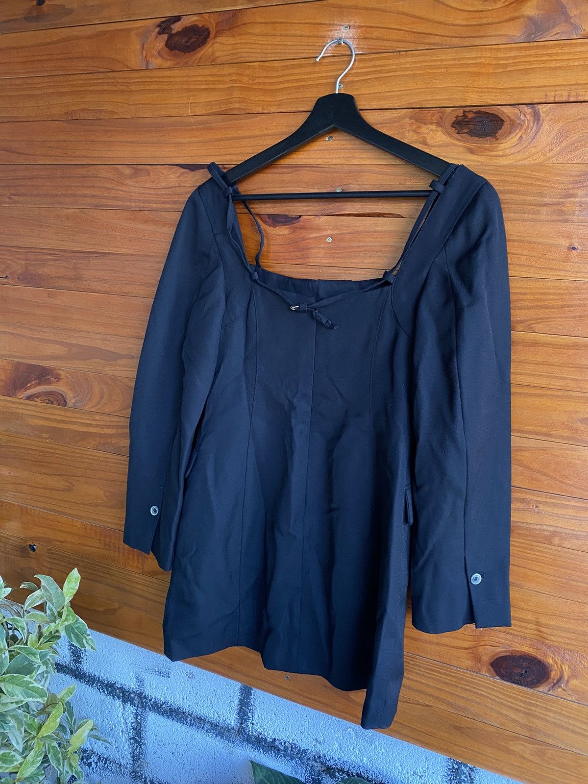 Jacquemus Jacquemus La Montagne Black Tailored Wool Jacket Top Size S / US 4 / IT 40 - 10 Thumbnail