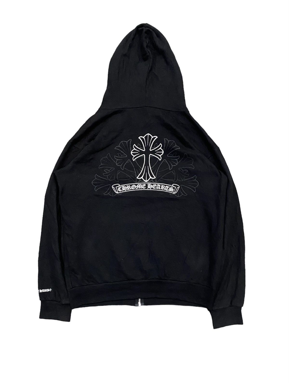 Chrome Hearts Ruckus Hooded Denim Cross Patch Jacket main image 1