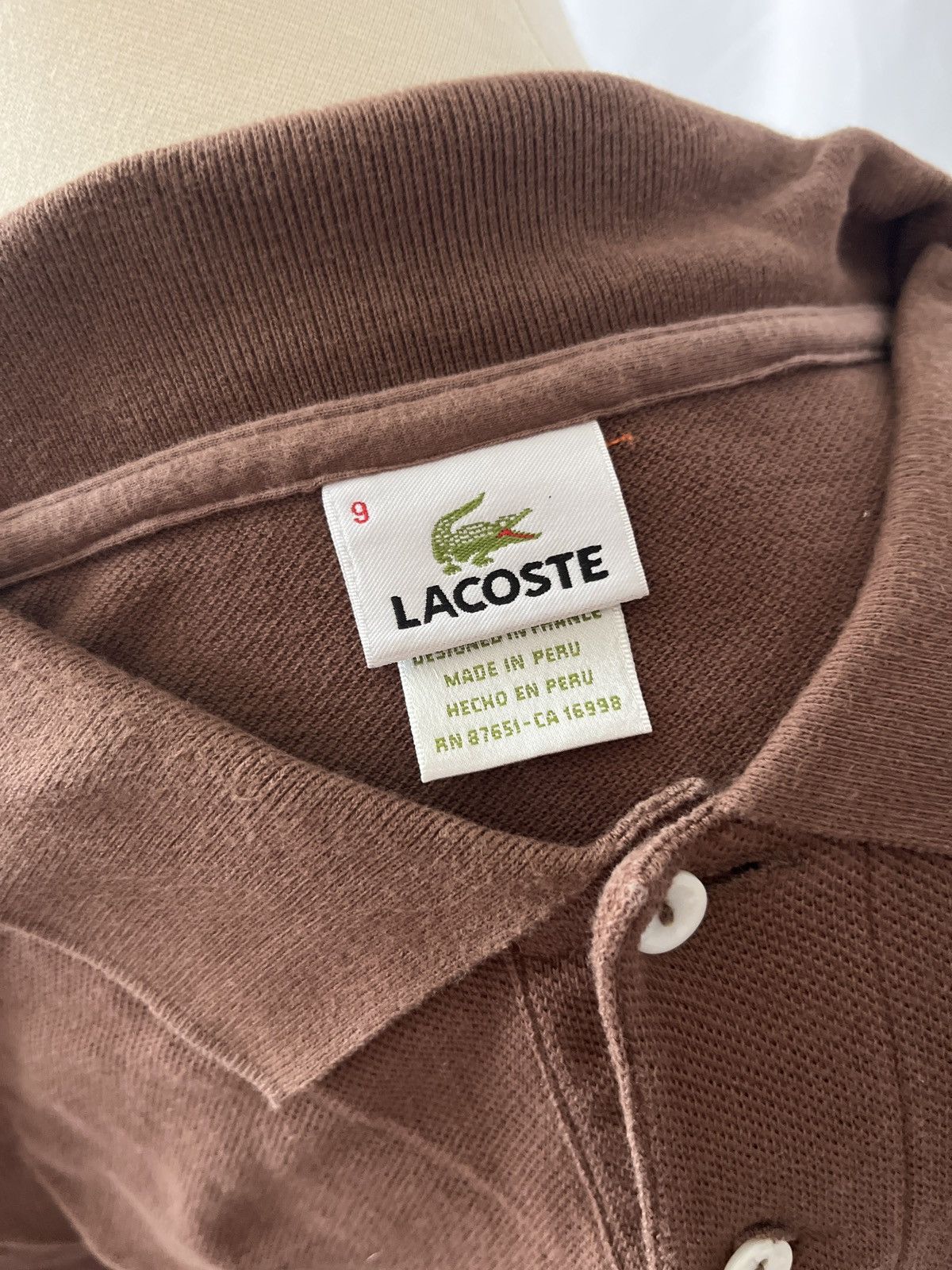 Lacoste Lacoste Polo Size US XXL / EU 58 / 5 - 5 Thumbnail