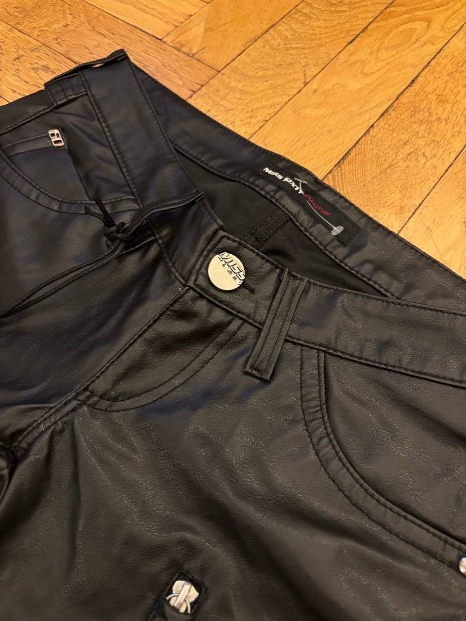 Miss Sixty Miss sixty leather women pants NEW Y2K style Size 30" / US 8 / IT 44 - 7 Thumbnail