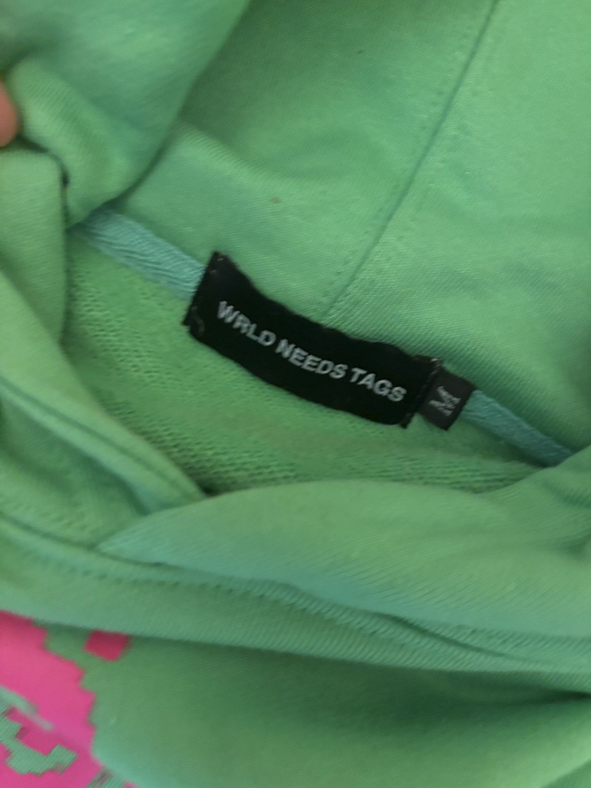 Other Wrld Needs Tags Slime Green Hoodie Size US M / EU 48-50 / 2 - 2 Thumbnail