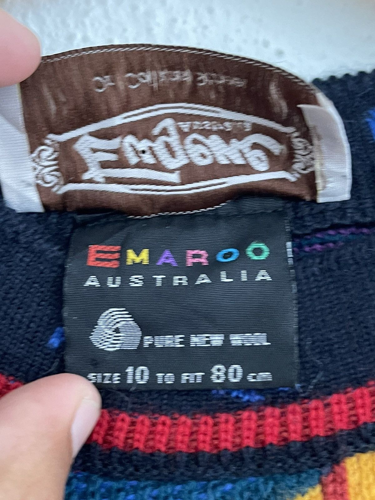 Coogi × Vintage Emaroo Pure Wool Coogi Style Knitwear Size US S / EU 44-46 / 1 - 4 Thumbnail