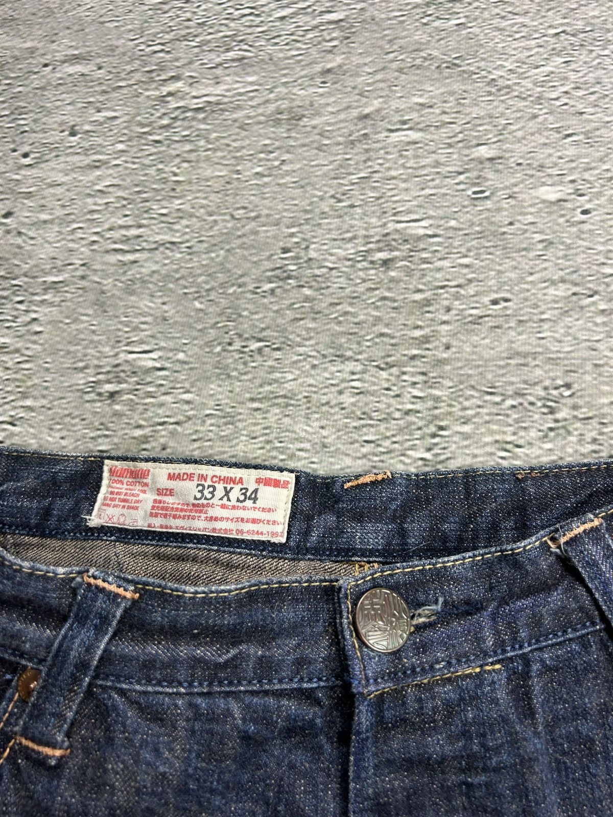Evisu Evisu Yamane face jeans vintage selvedge denim Japan RARE Size US 33 - 10 Thumbnail