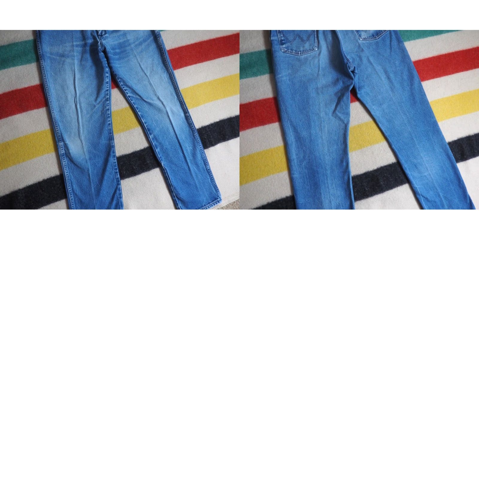 Wrangler VTG Wrangler Denim Jeans 33x30 USA Made 90s Blue Cowboy Mens Denim Pant Grunge Look Size US 33 - 8 Thumbnail