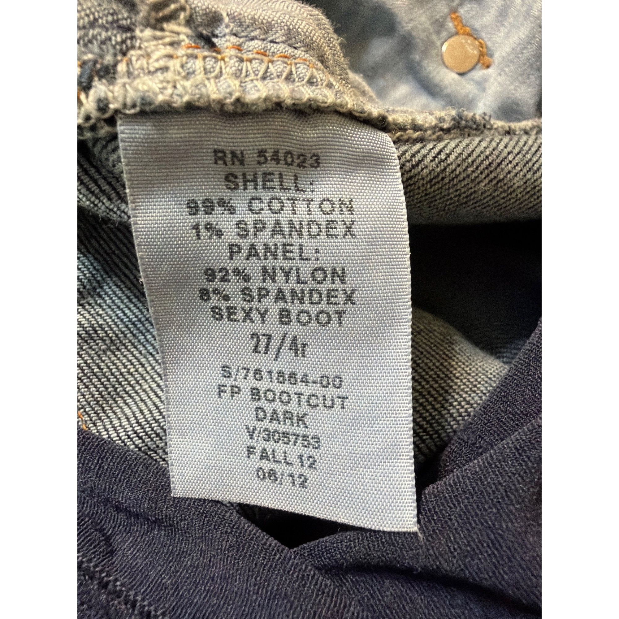 Gap Gap Sexy Boot Maternity Bootcut Jeans Dark Wash Stretch Fabr Size 27" / US 4 / IT 40 - 6 Thumbnail