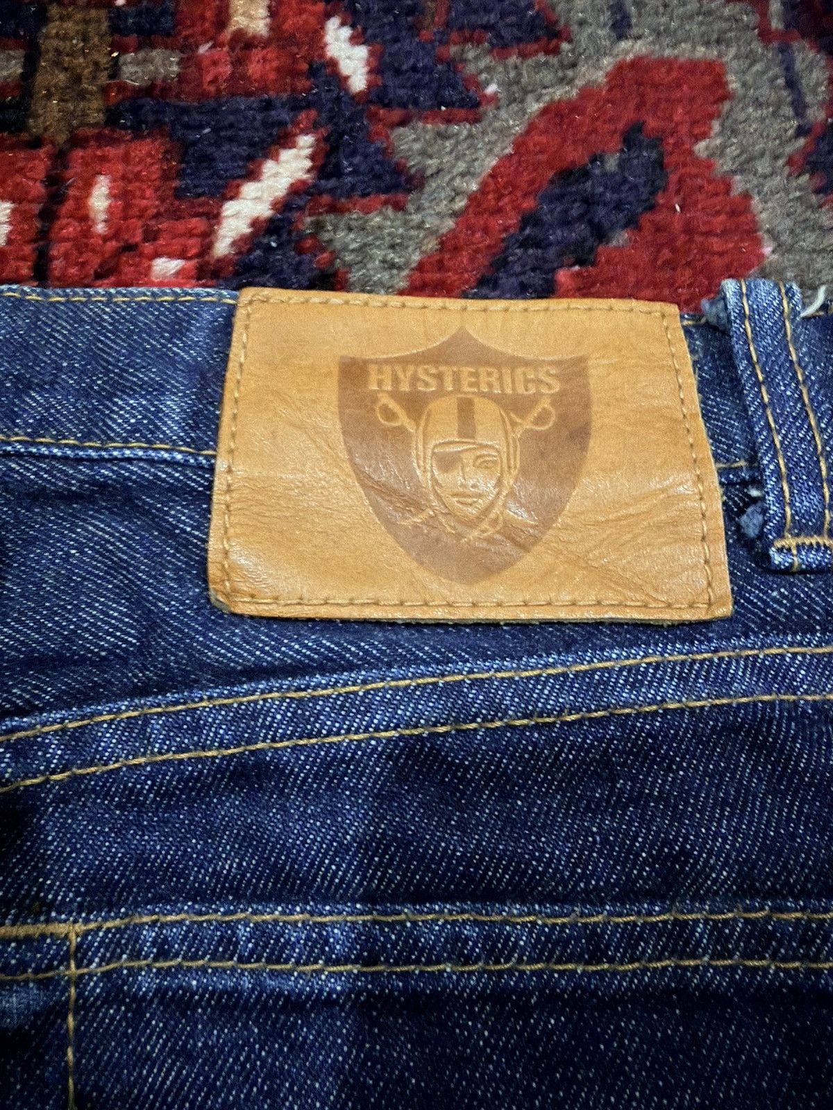 Hysteric Glamour Hysteric Glamour Raiders Straight Leg Raw Denim Size 26" / US 2 / IT 38 - 4 Thumbnail