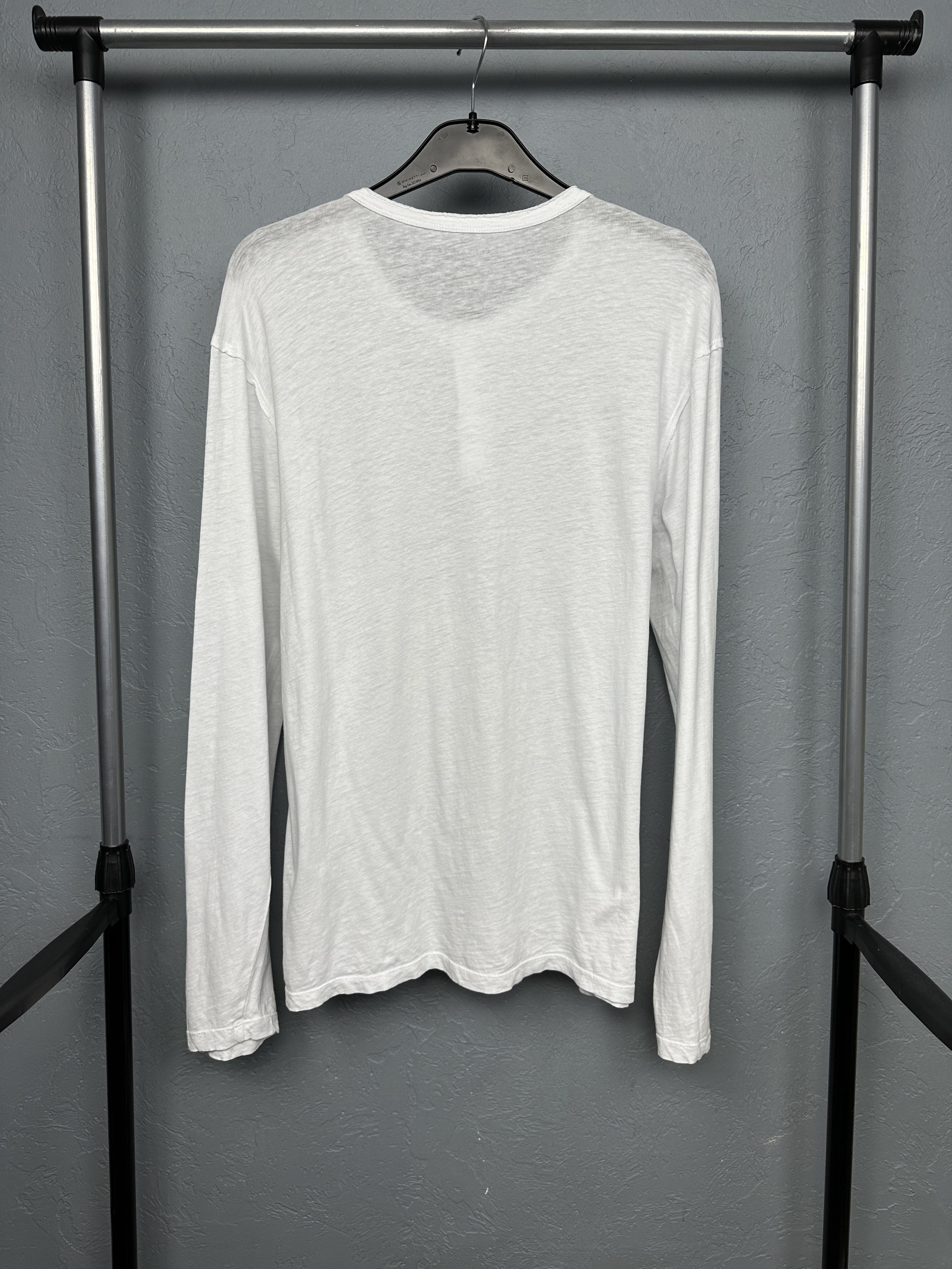 Allsaints Allsaints Mens Figure Long Sleeve Henley T-Shirt Size US M / EU 48-50 / 2 - 5 Thumbnail