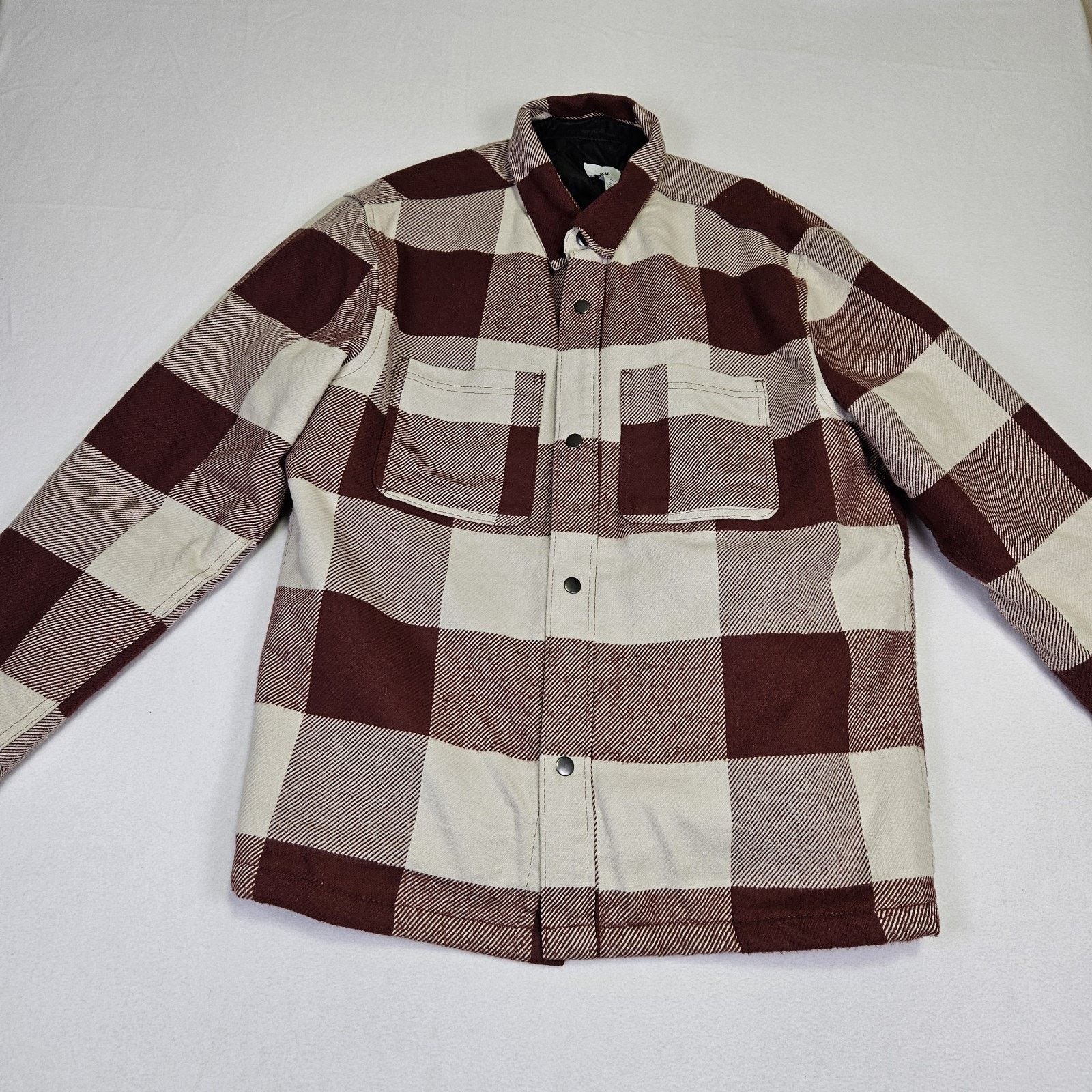 H&M H&M Oversized Quilted Flannel Jacket Mens Shacket Size US L / EU 52-54 / 3 - 2 Thumbnail