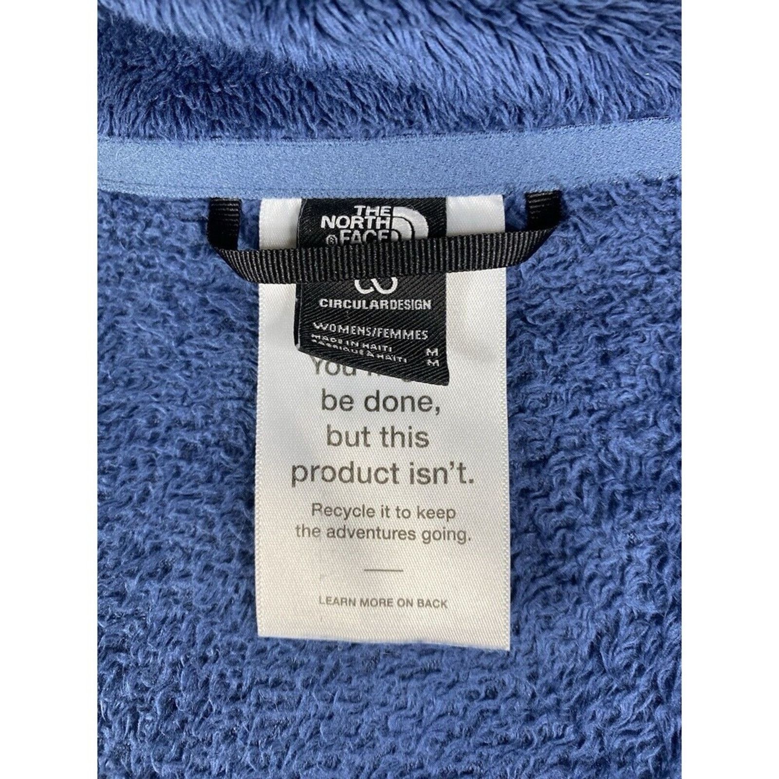 The North Face The North Face Circular Size M Osito Full Zip Jacket-Blue- Size M / US 6-8 / IT 42-44 - 8 Thumbnail
