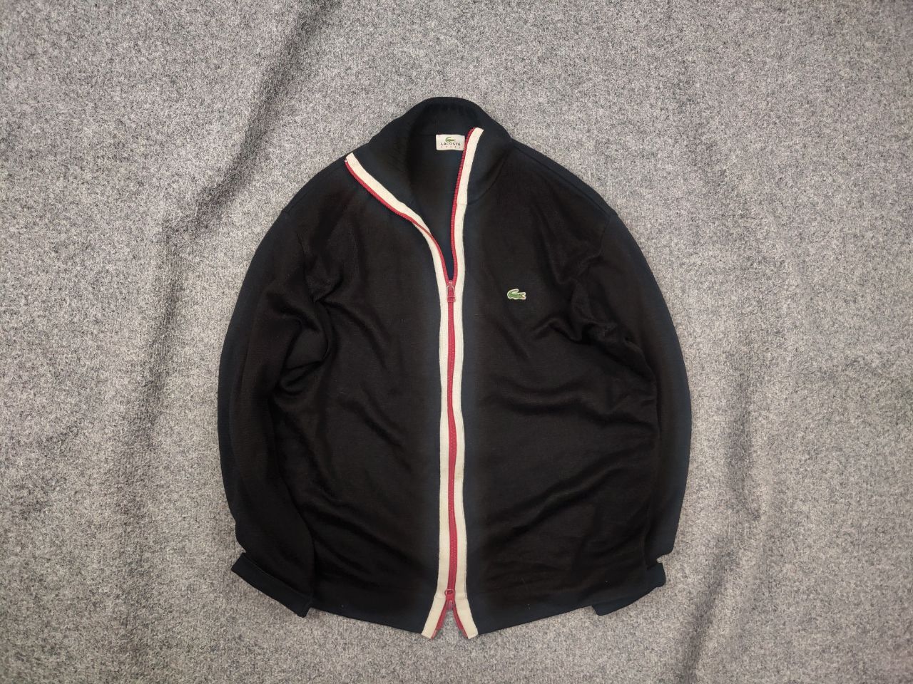 Lacoste Vintage Lacoste Sport Light Knit Full Zip Track Top Pullover Size US S / EU 44-46 / 1 - 1 Thumbnail