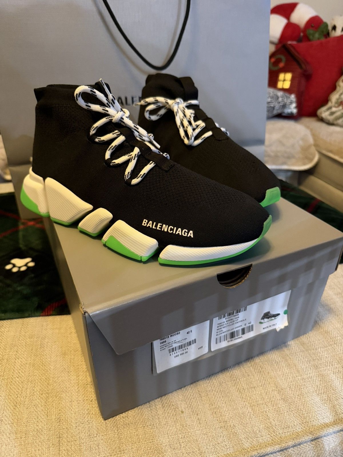 Balenciaga Balenciaga Speed 2.0 Low-Top Sneakers Size US 9 / EU 42 - 2 Thumbnail