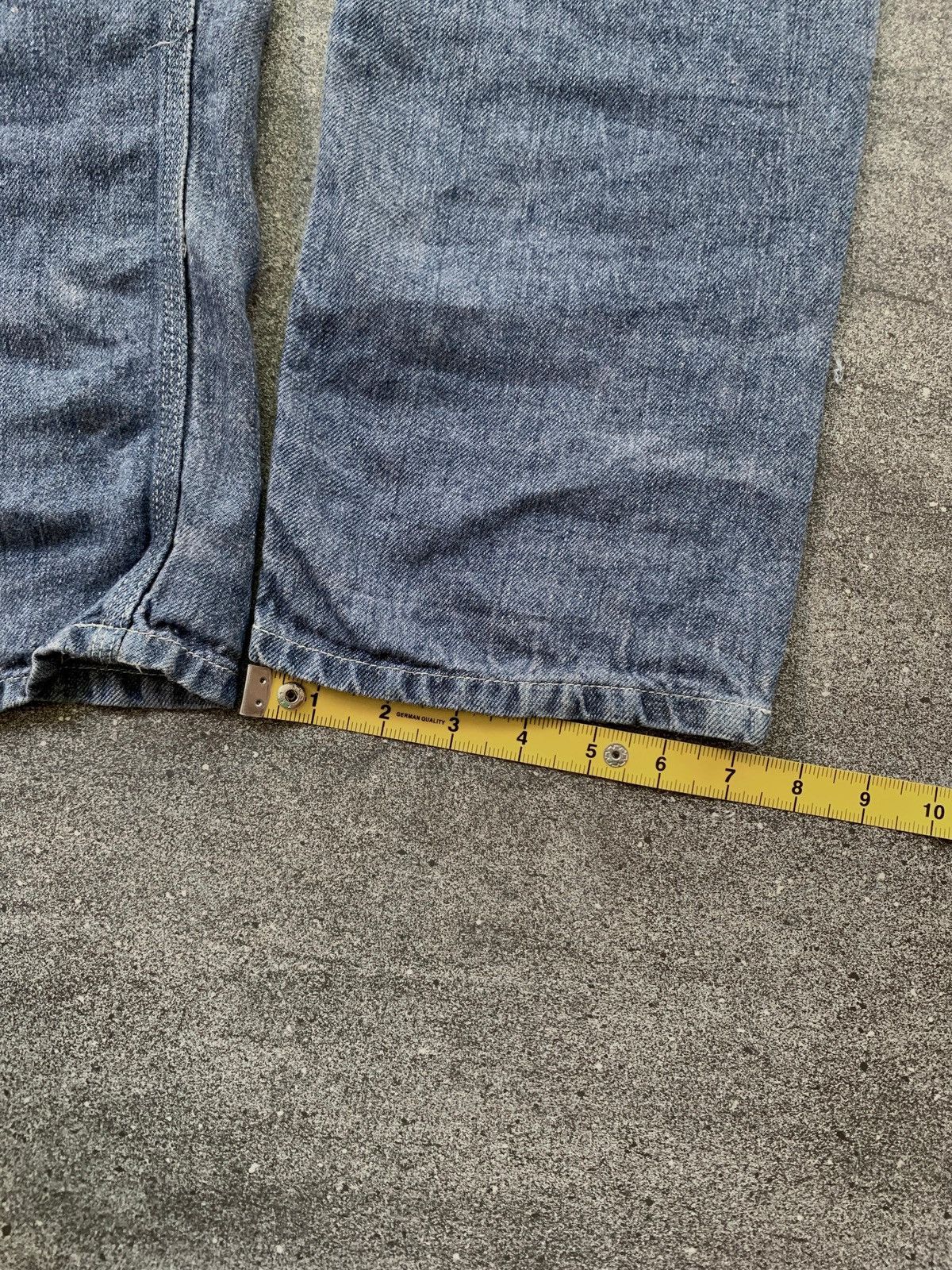 Junya Watanabe FREE TAX! Buckle Back Carpenter Linen Denim Pants Size US 31 - 18 Thumbnail