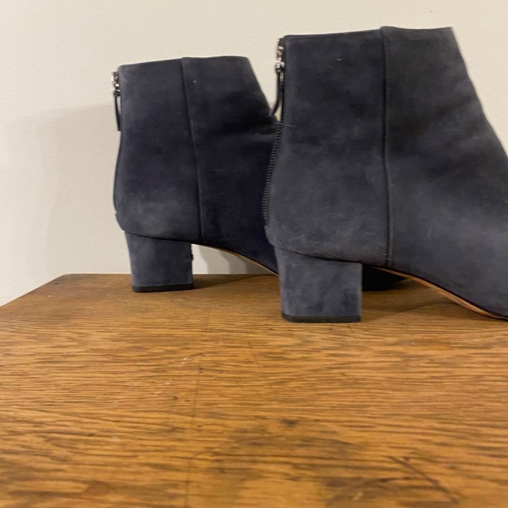 Alexandre Birman Alexandre Birman Blue Suede Heeled Boots EU 38.5 Size US 8 / IT 38 - 3 Thumbnail