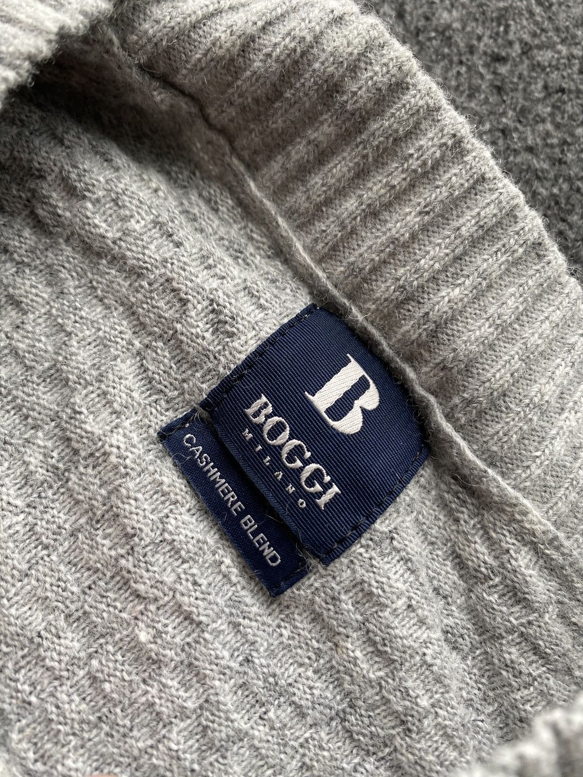 Boggi 🔥Boggi Milano Gray cashmere blend sweater m Size US M / EU 48-50 / 2 - 3 Thumbnail