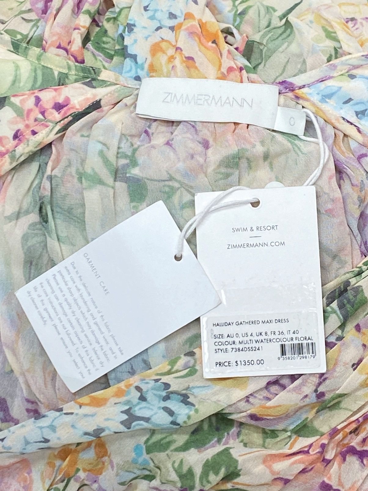 Zimmermann Zimmermann floral-print silk maxi dress size 0/us size 4 Size S / US 4 / IT 40 - 14 Thumbnail
