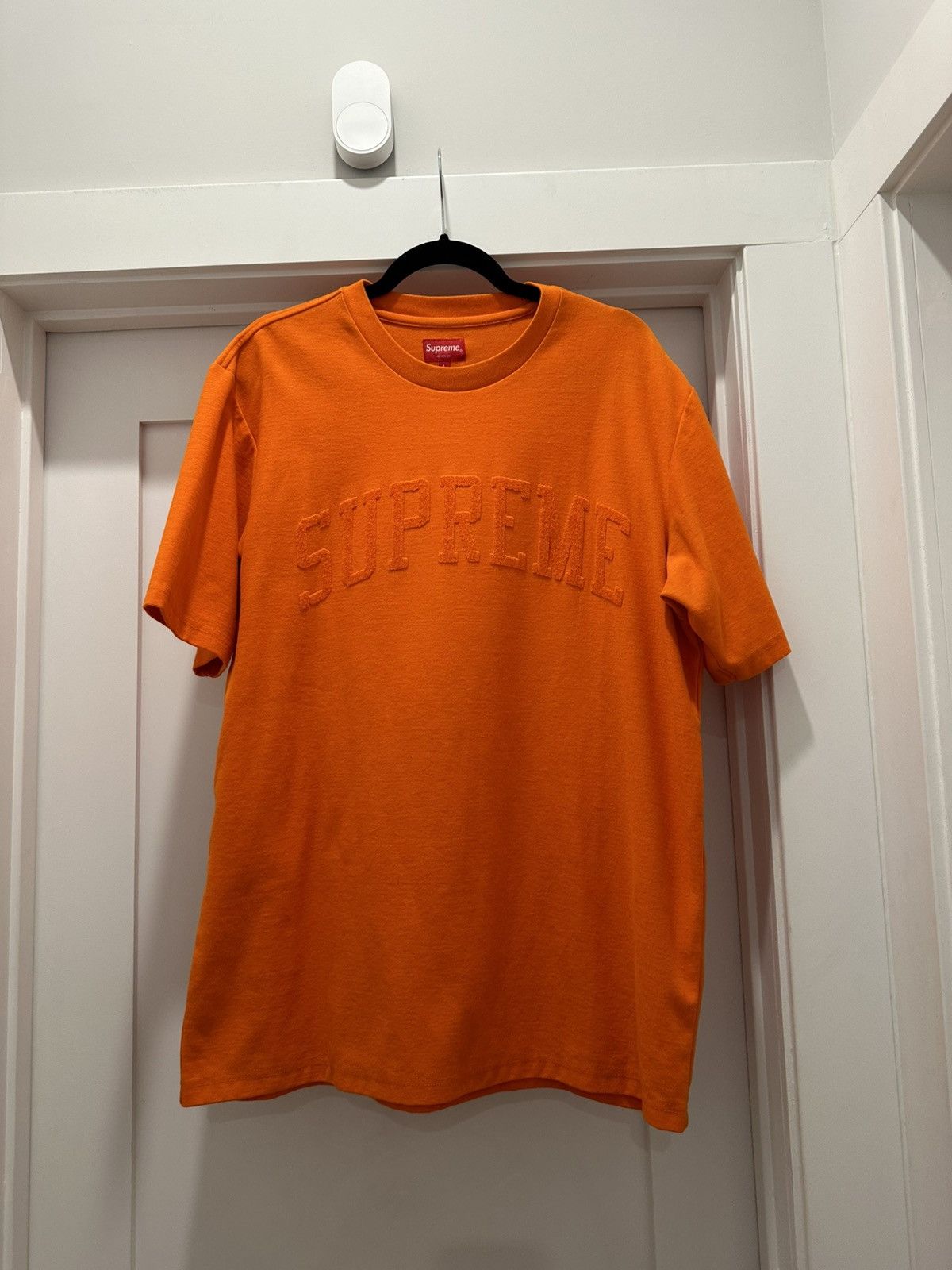 Supreme Supreme Chenille Arc Logo S/S Top | Grailed