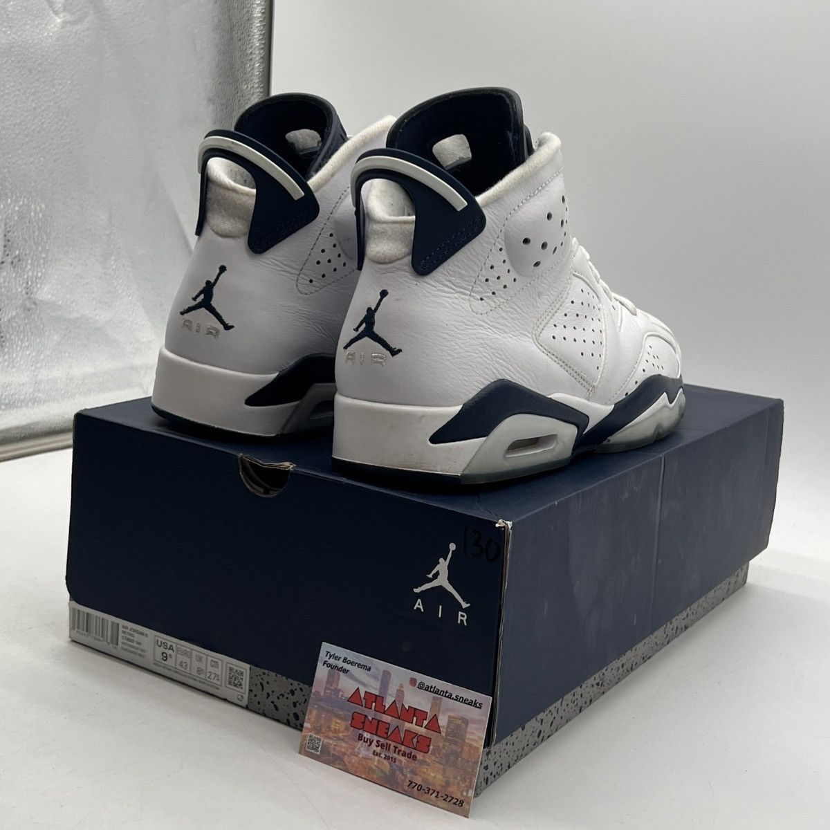 Jordan Brand Air Jordan 6 midnight navy Size US 9.5 / EU 42-43 - 5 Thumbnail