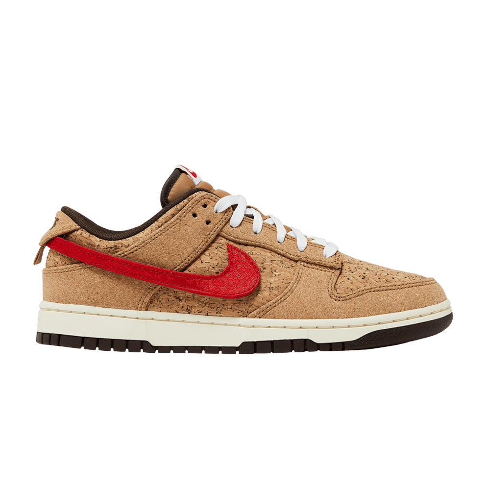 image of Clot X Dunk Low Sp Cork Shoes in Brown, Men's (Size 5)