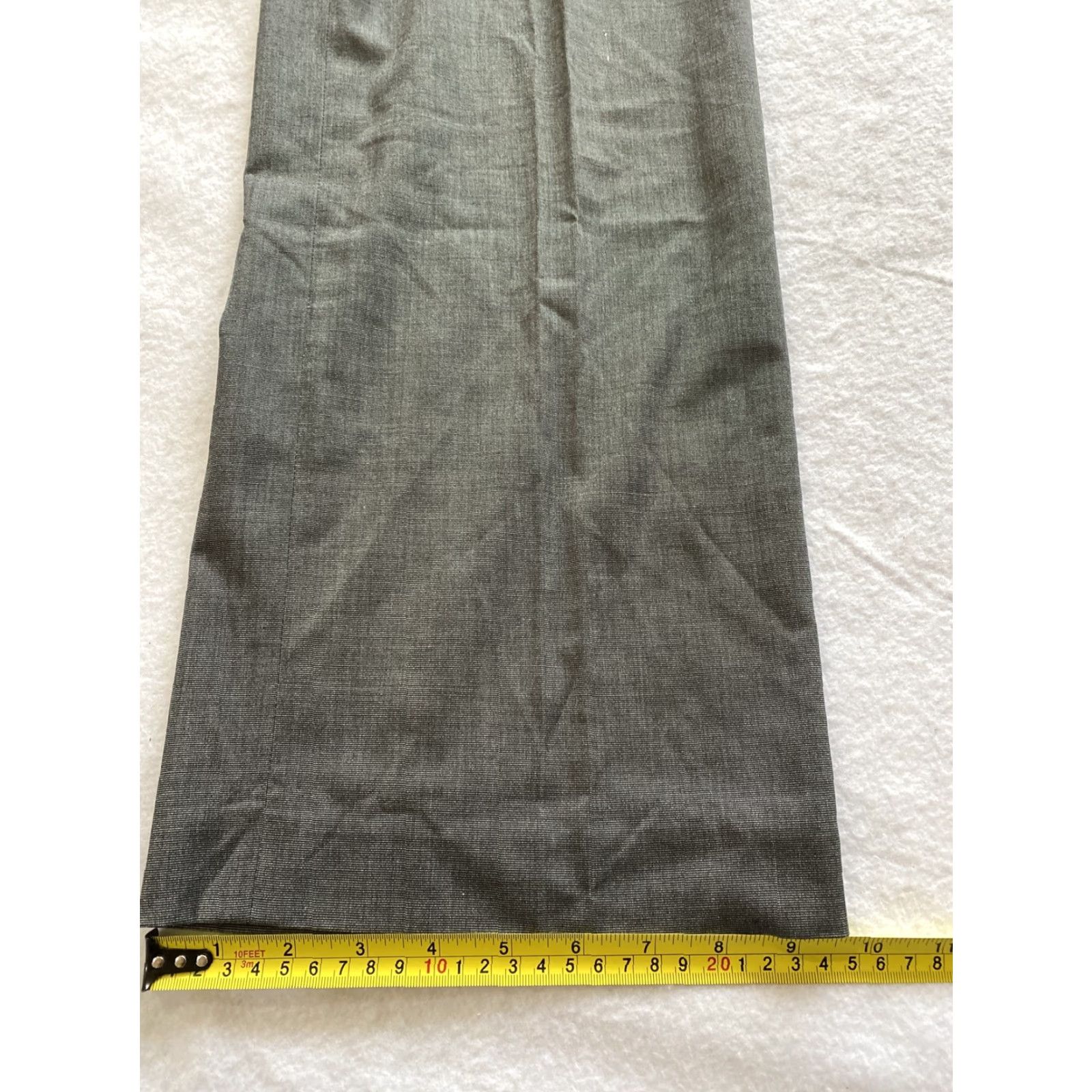 Vintage Sharagano Dress Pants Women Gray 12 Pants/ 17-26 Dress Pants Work 32 in Inseam Womens Mens? Size 34" / US 12 / IT 48 - 7 Thumbnail