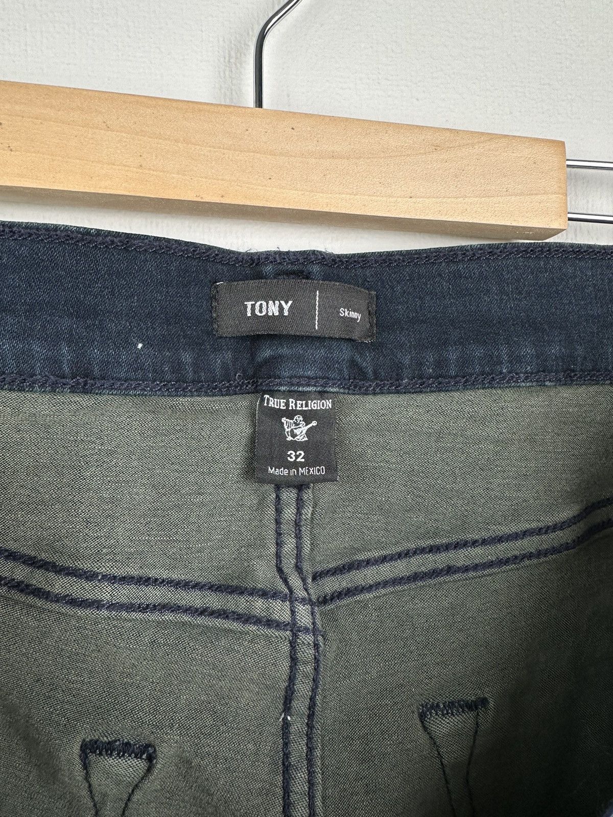 True Religion TRUE RELIGION Tony Skinny Denim Pants Jeans Size US 32 / EU 48 - 12 Thumbnail