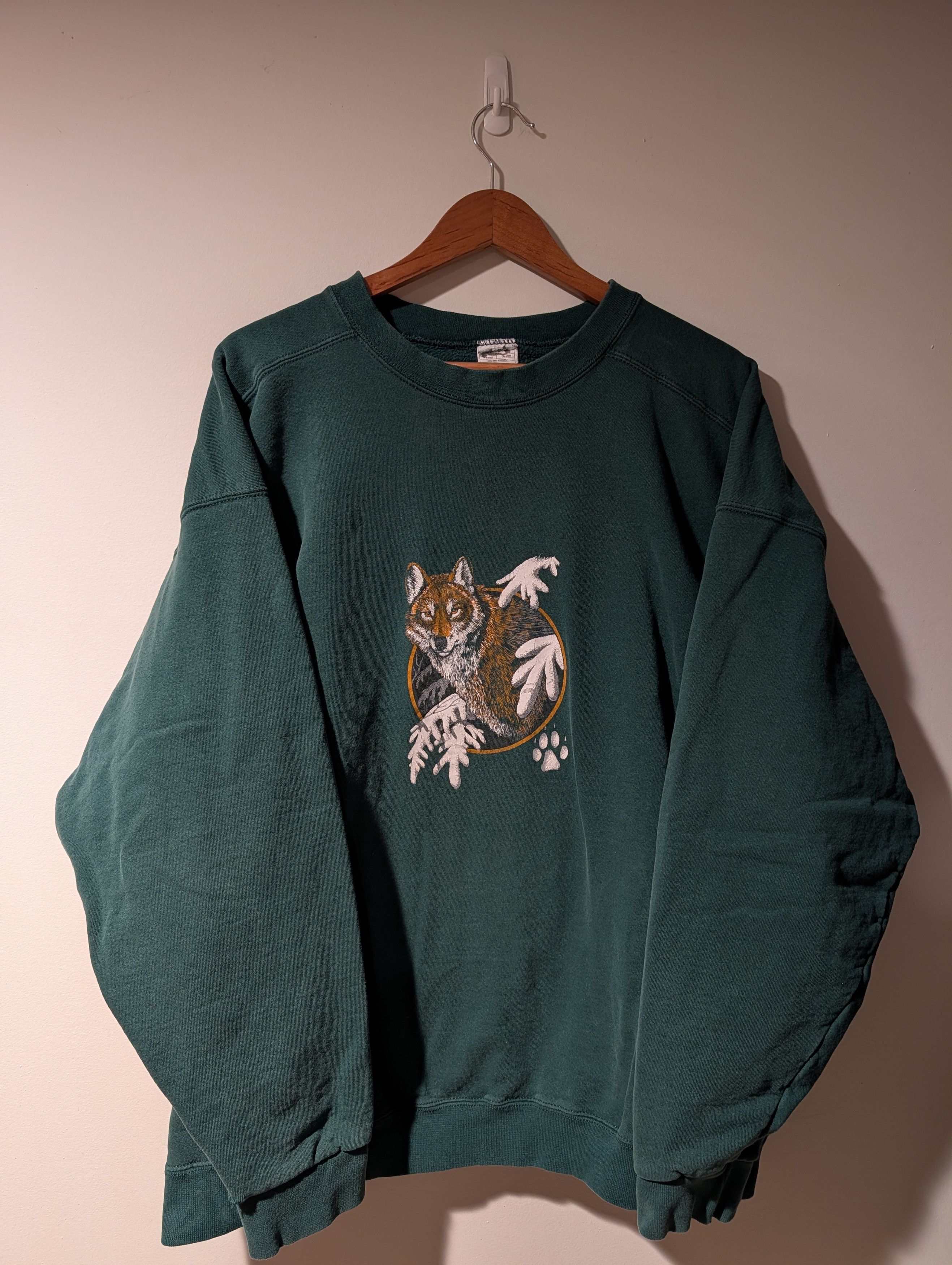 Habitat Fox Snow Winter Sweatshirt Animal Nature Habitat Graphic XXL Size US XXL / EU 58 / 5 - 1 Thumbnail