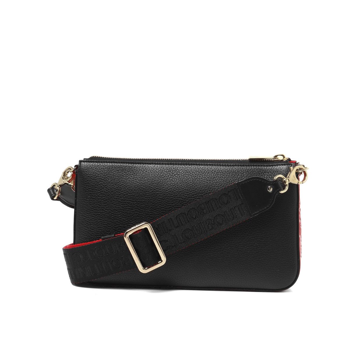 Louboutin Christian Handbag Loubila Louvilla Black