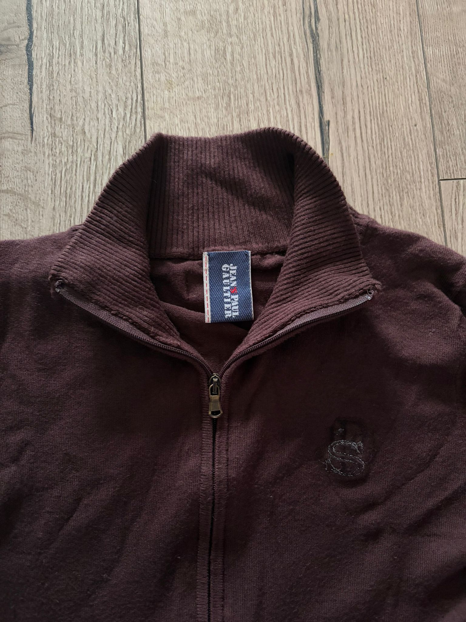 Jean Paul Gaultier Jean Paul Gaultier 90s Brown Zip Pullover Sweater Rare XS Size US XS / EU 42 / 0 - 7 Thumbnail