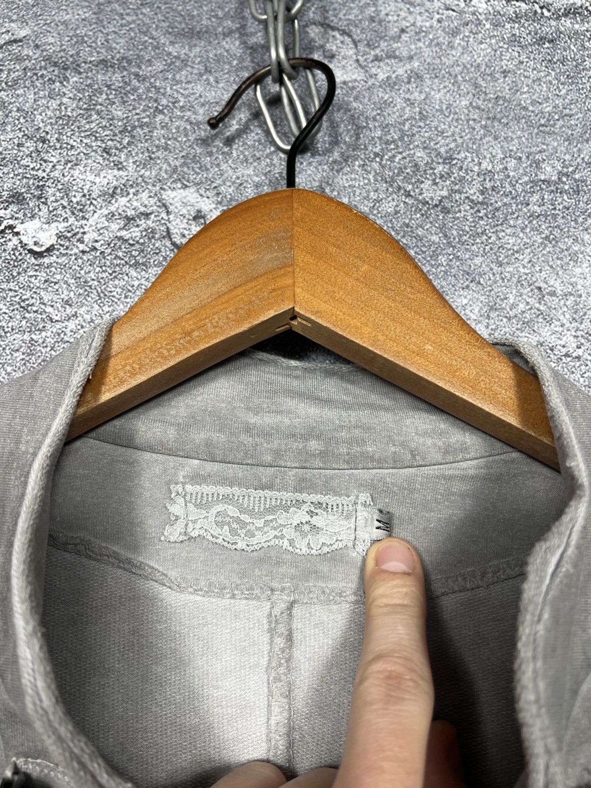 Hysteric Glamour 00s Military Napoleon Washed Jacket Gothic Balmain Style Size M / US 6-8 / IT 42-44 - 8 Thumbnail