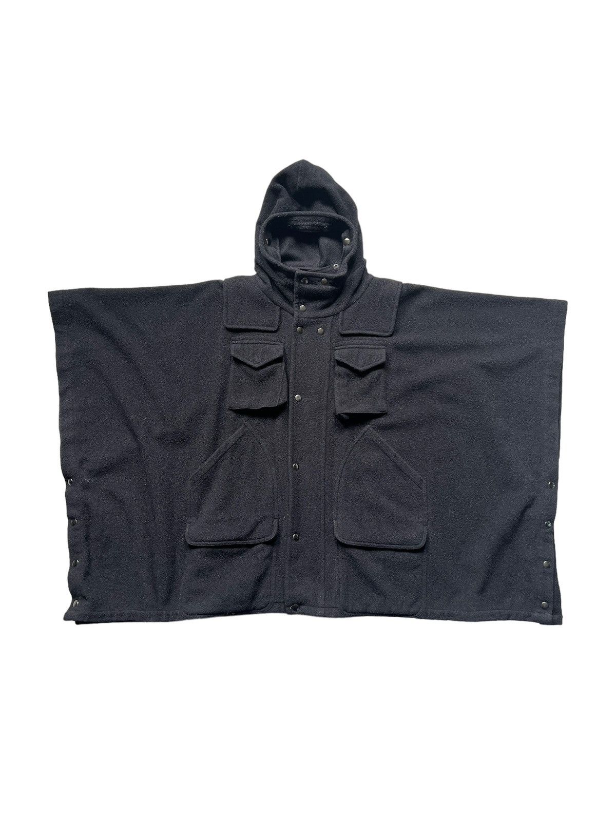 CABANE de ZUCCa 1990 Zucca Tactical Bat Wing Wool Jacket Size US M / EU 48-50 / 2 - 3 Thumbnail