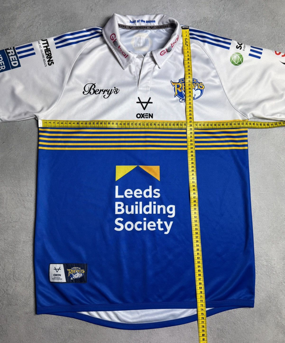 Vintage Leeds Rhinos 2021 Home Rugby Shirt Jersey Oxen Size US L / EU 52-54 / 3 - 16 Thumbnail