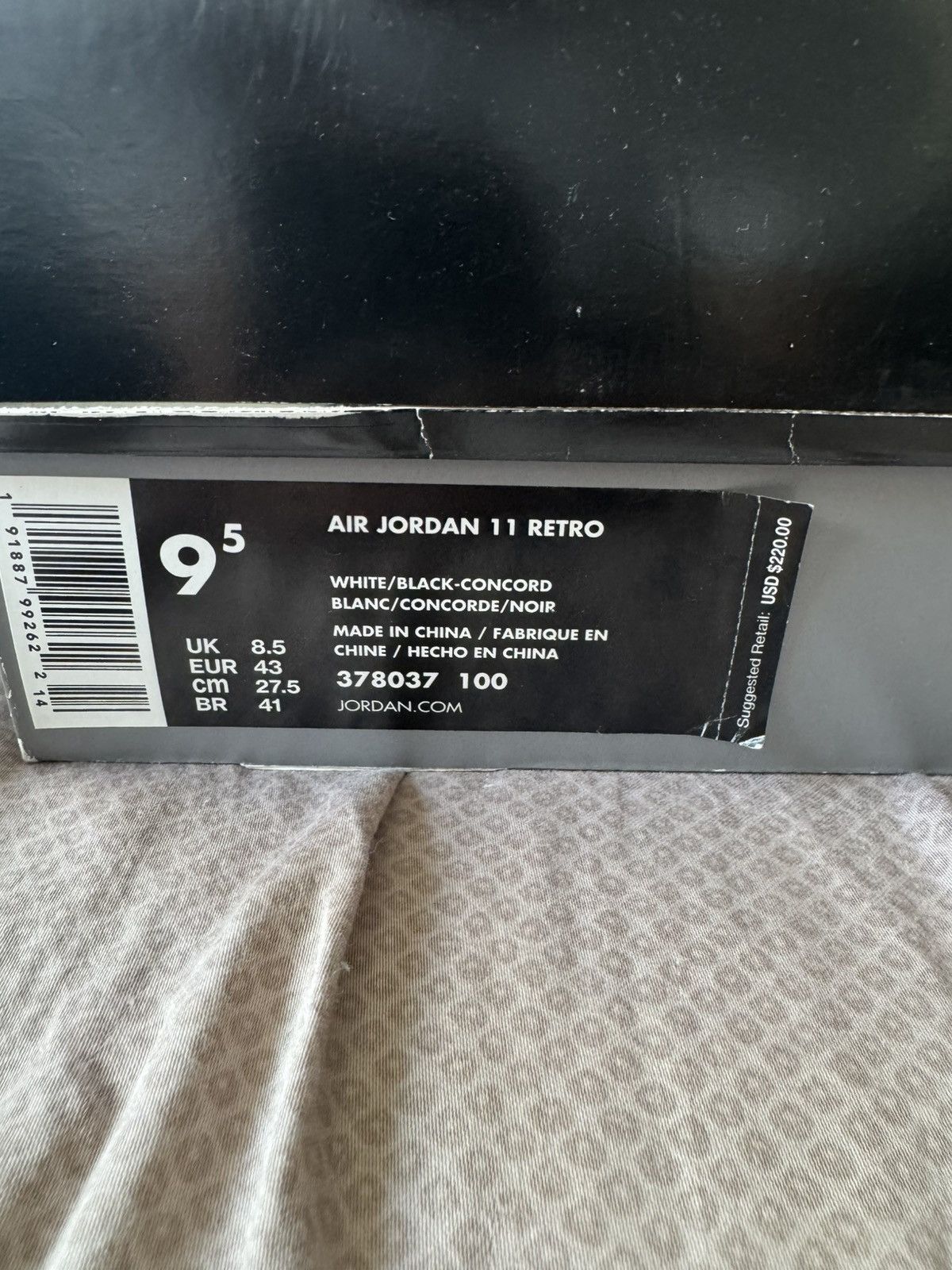 Jordan Brand Jordan 11 Concord 2018 Size US 9.5 / EU 42-43 - 8 Thumbnail
