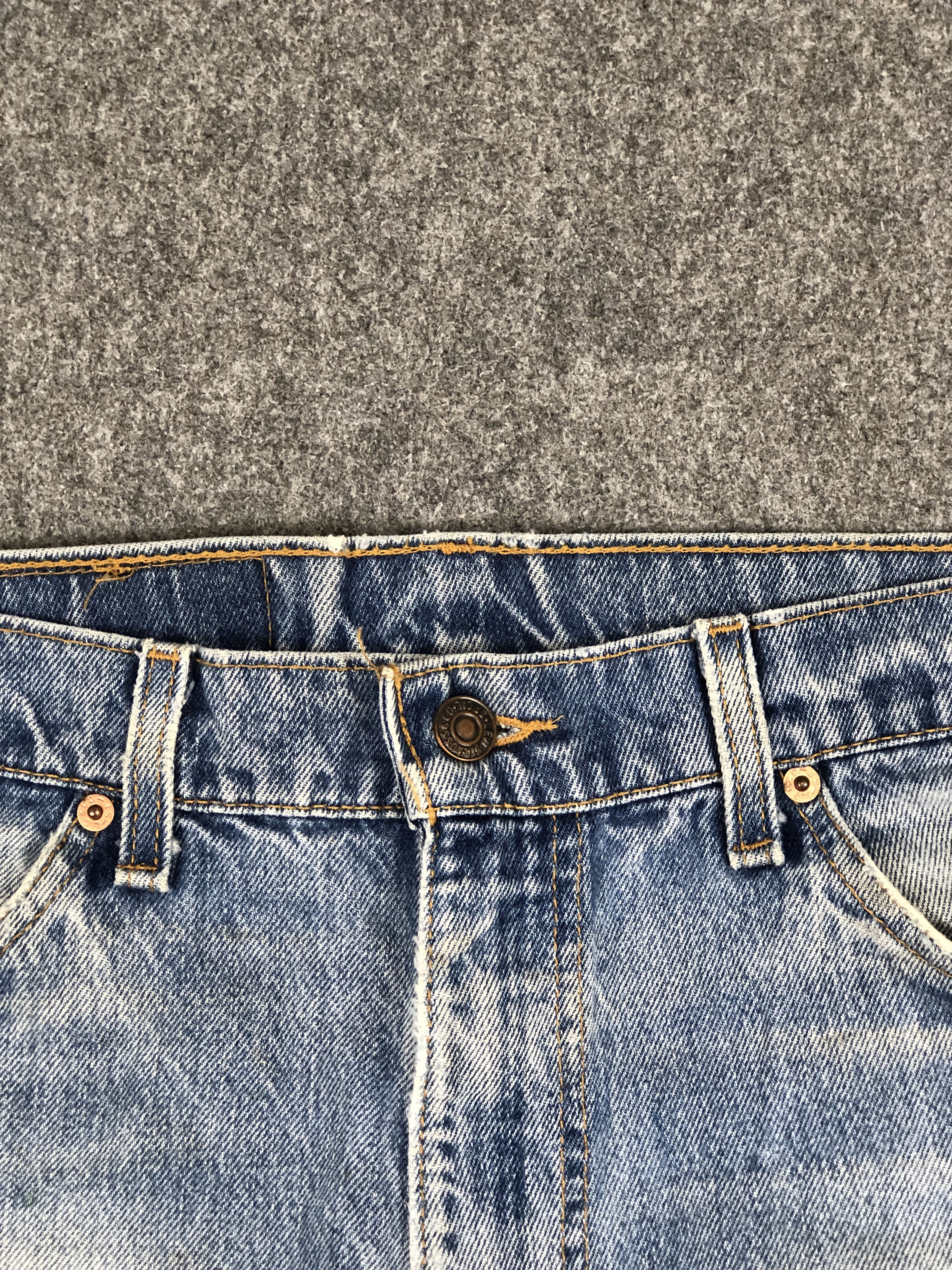 Levi's × Vintage Vintage 90s Levis 517 Orange Tab Flare Jeans DP2372 Size US 34 / EU 50 - 13 Thumbnail