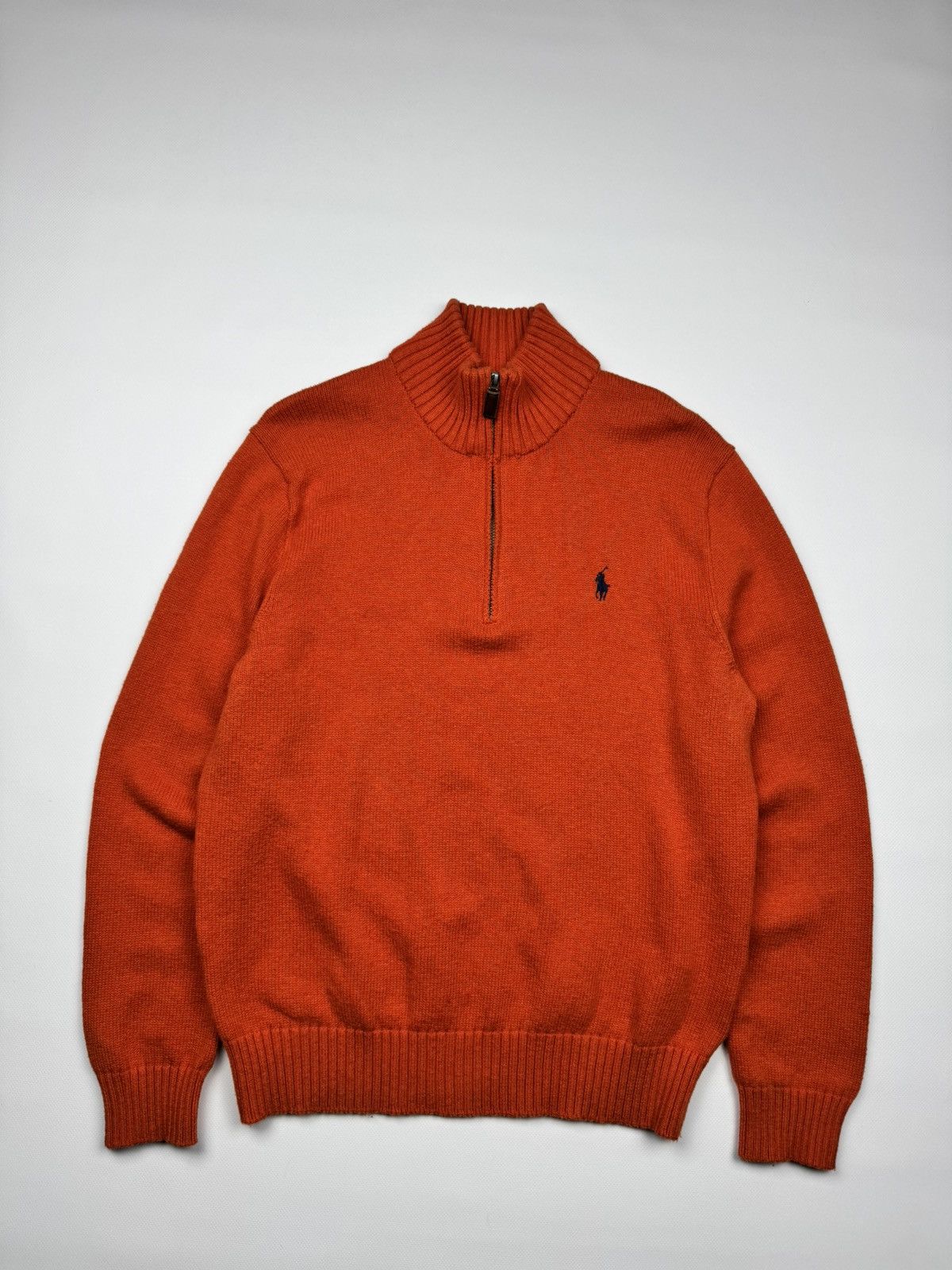 Polo Ralph Lauren Vintage Polo Ralph Lauren Quarter Zip Sweater Size US M / EU 48-50 / 2 - 2 Thumbnail