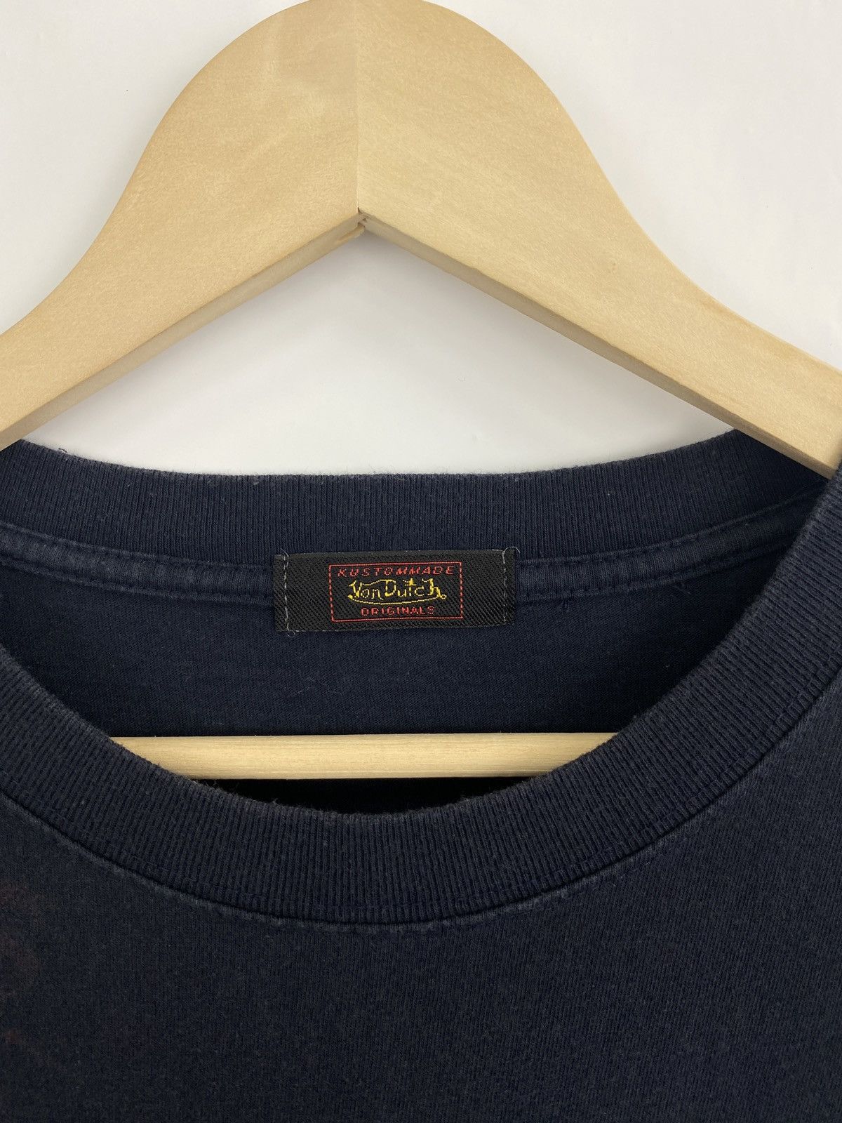 Vintage × Von Dutch 🇺🇸 Vintage 90s Von Dutch Big Logo T-Shirt Rare Retro Hype Y2K Size US L / EU 52-54 / 3 - 5 Thumbnail