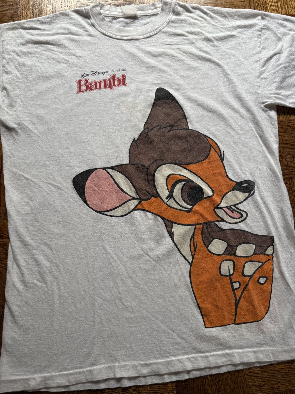 Vintage Vintage 90s Bambi Walt Disney Graphic Tee Size US L / EU 52-54 / 3 - 3 Thumbnail