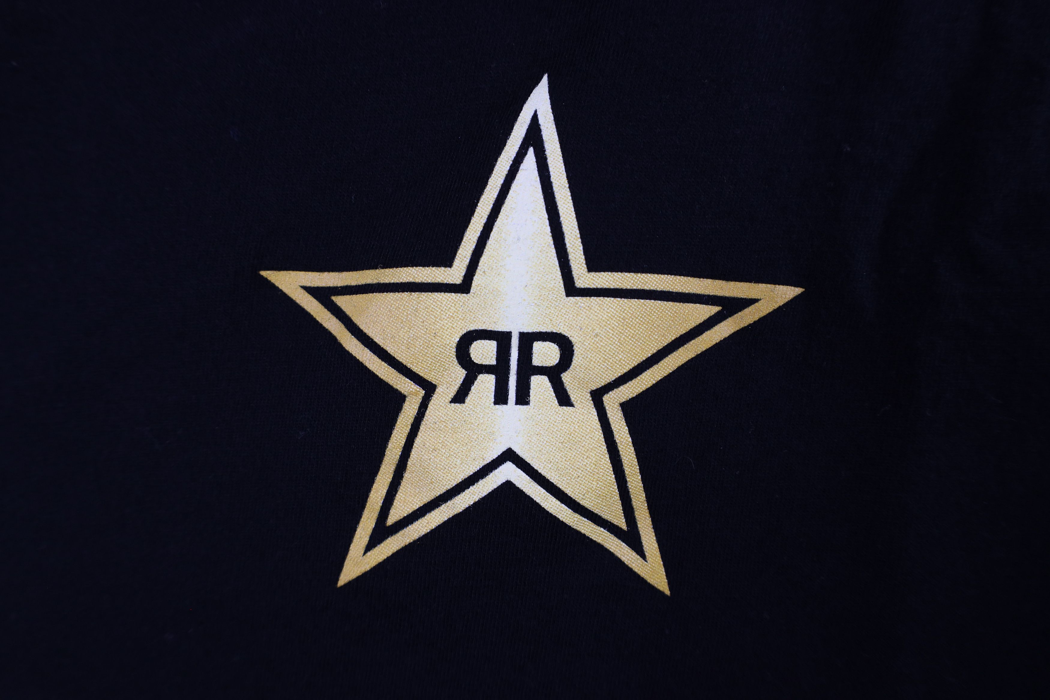 Vintage Rockstar Energy Drink Out Short Sleeve T-Shirt Black Cotton Size US XL / EU 56 / 4 - 4 Thumbnail