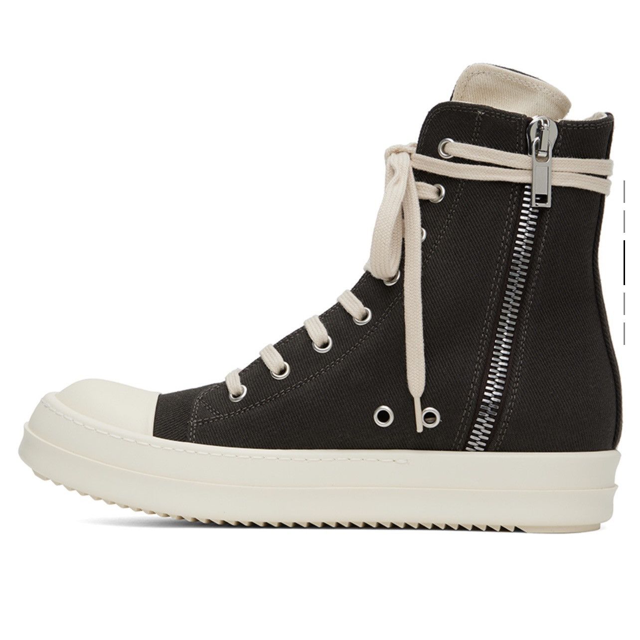 Rick Owens DARK DUSK RICK OWENS HIGH TOP CARGO RAMONE SNEAKERS Size US 9 / EU 42 - 3 Thumbnail