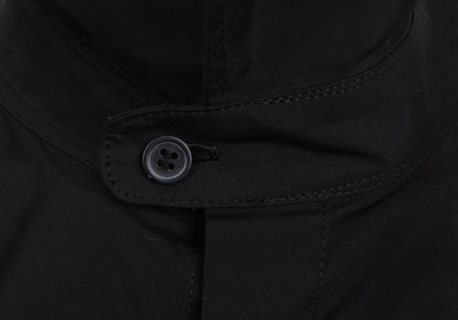 Yohji Yamamoto Yohji Yamamoto Asymmetrical Collar Shirt Black Size US M / EU 48-50 / 2 - 6 Thumbnail