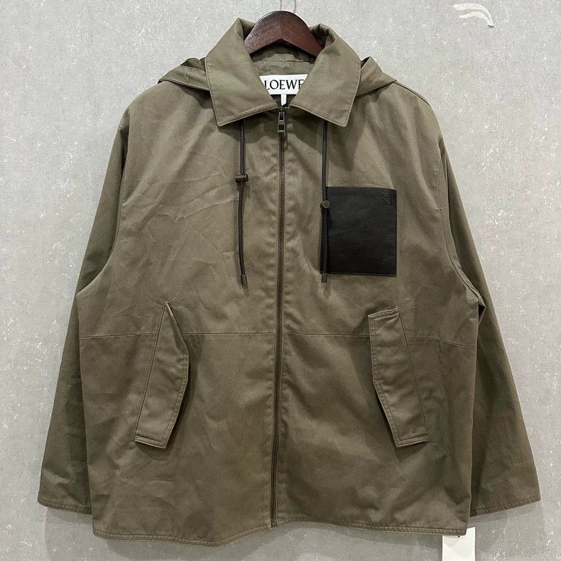 Loewe Loewe Solid color patch lapel pocket loose jacket coat Size M / US 6-8 / IT 42-44 - 1 Thumbnail