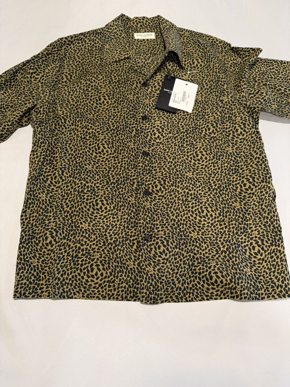 Saint Laurent Paris Saint Laurent men leopard print shirt.L. $890 Size US L / EU 52-54 / 3 - 2 Thumbnail