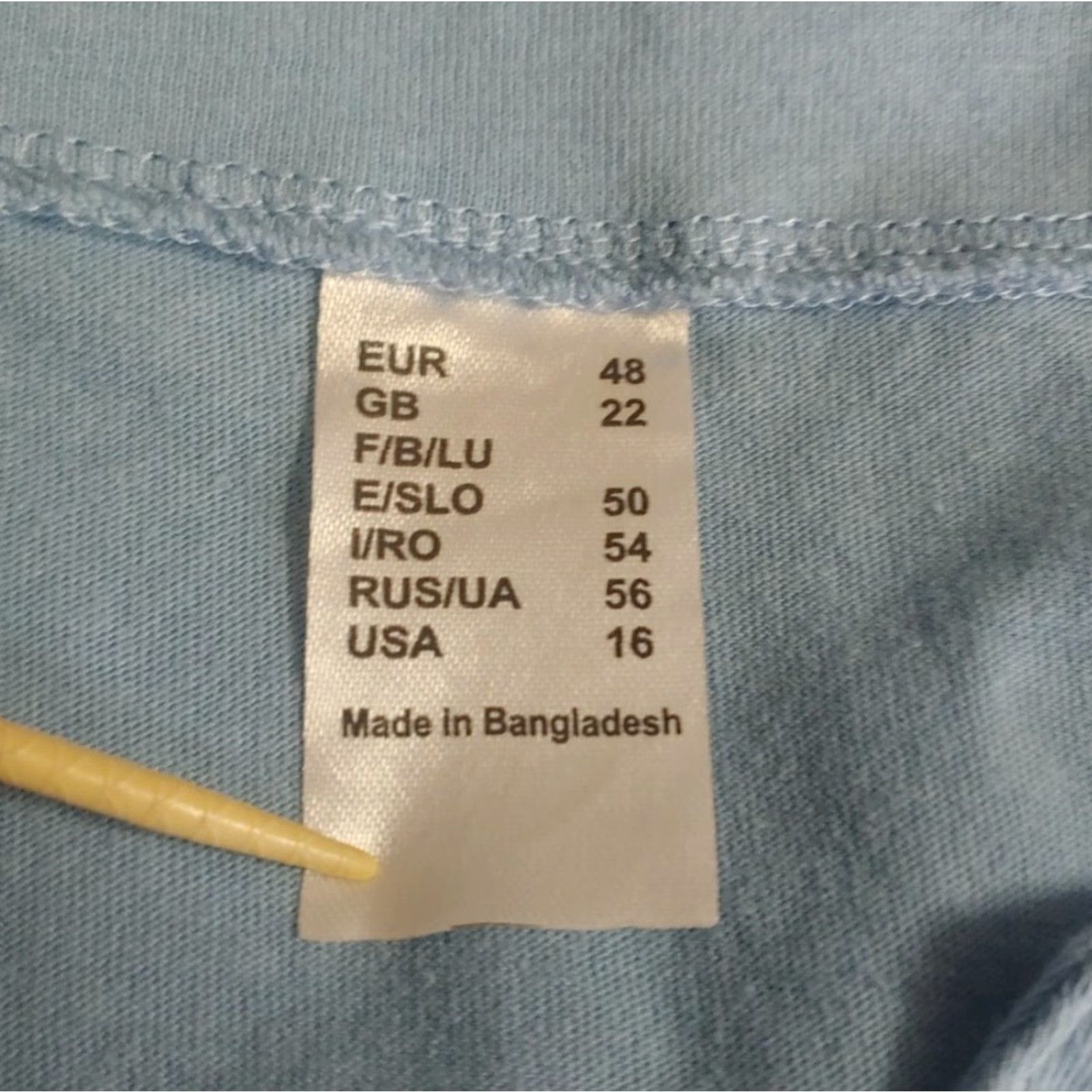 GmbH AProductZ GmbH Blouse Tunic Blue Pullover V-Neck Roll Tab Sleeve 16 Womens Regular Size 16 Blue Cotton Slit Casual Adults Mens Womens Size XXL / US 16-18 / IT 52-54 - 3 Thumbnail