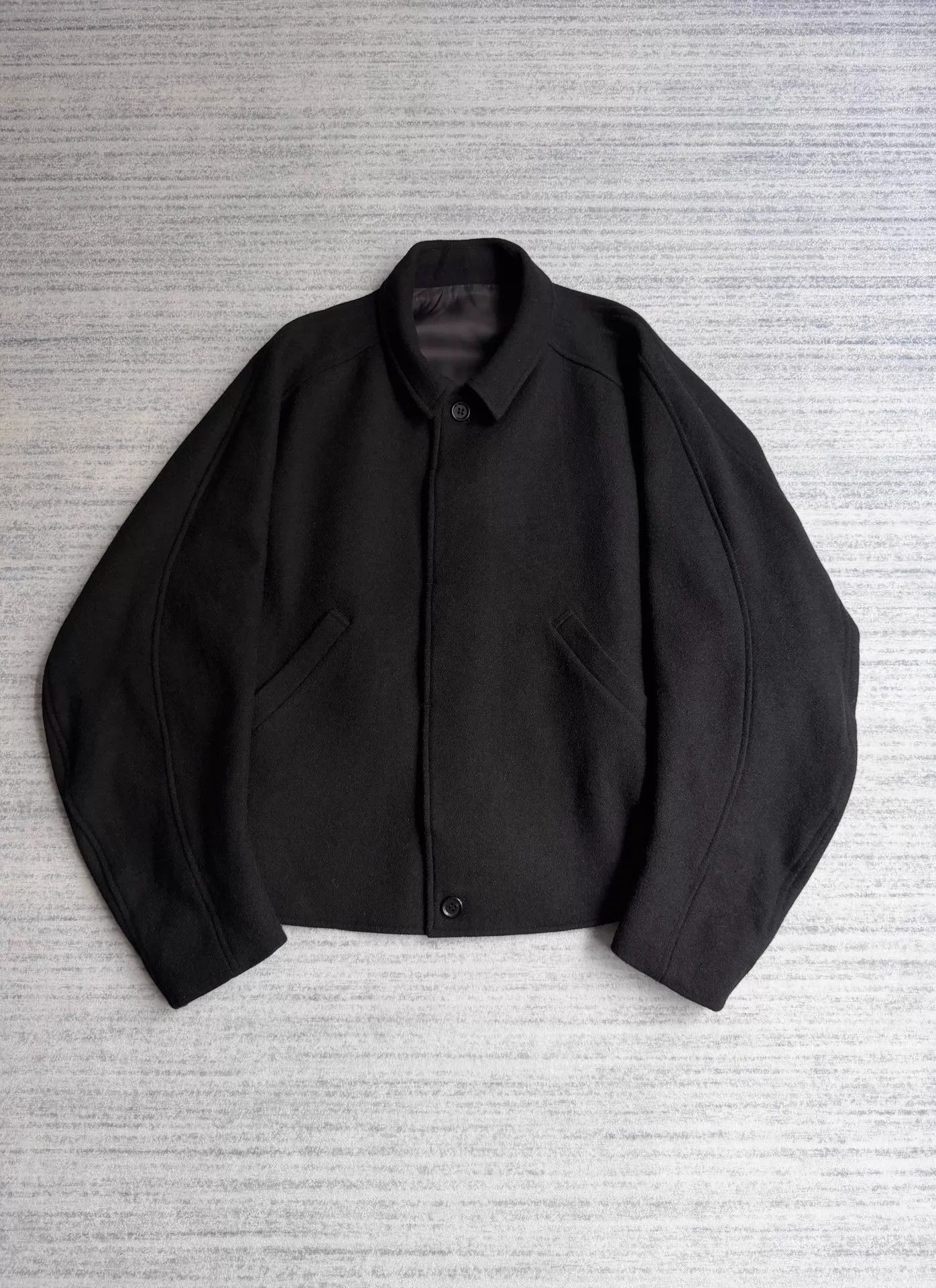 Christopher Nemeth Nemeth Knot Wool Black Wide Scimitar Sleeve Blazer Size US S / EU 44-46 / 1 - 2 Thumbnail