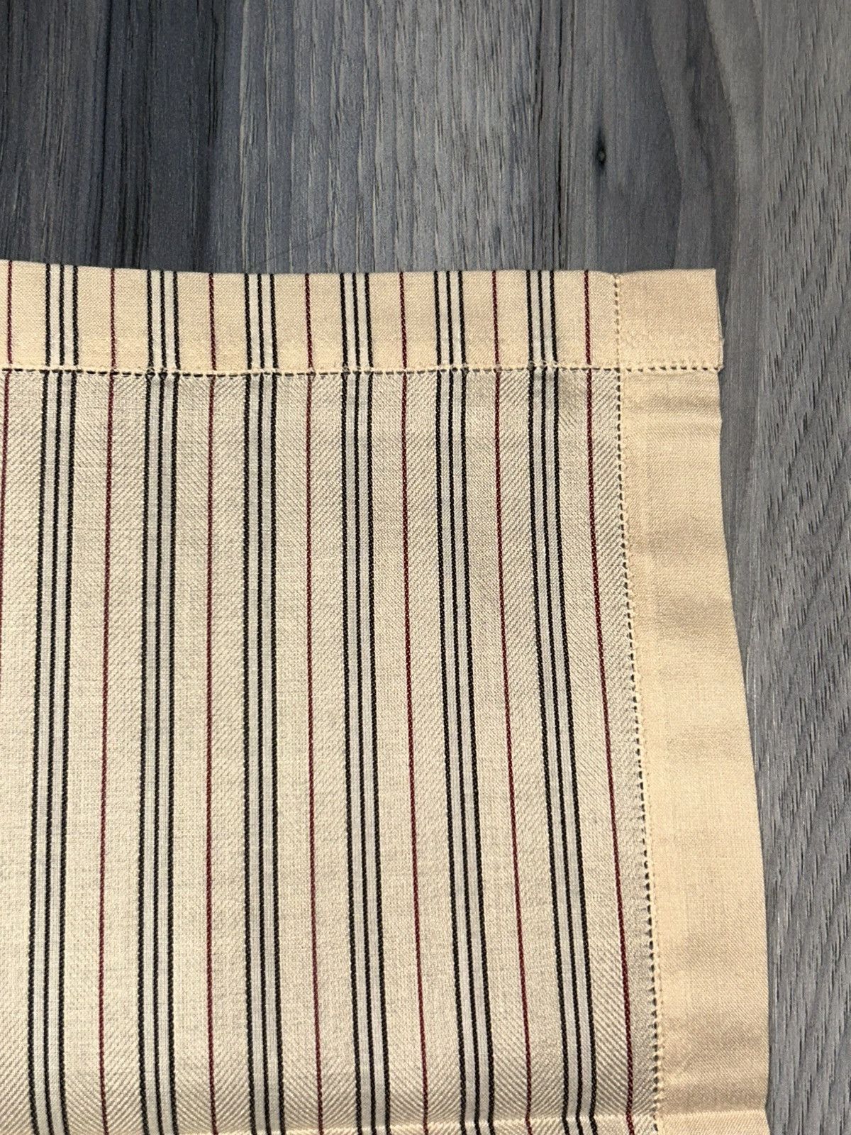 Burberry Burberry Nova Check Striped Cotton Handkerchief Size ONE SIZE - 5 Thumbnail