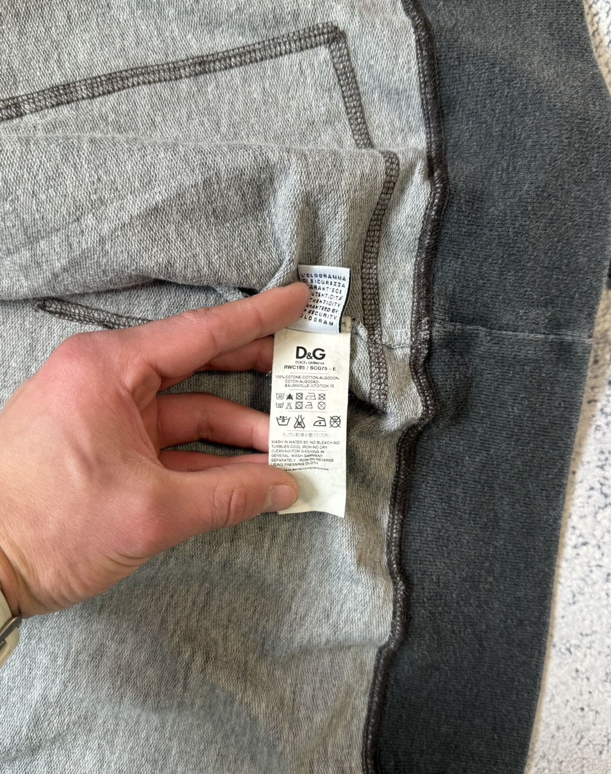 Dolce & Gabbana Dolce & Gabbana D&G Cotton Cardigan Men 50 Logo Pocket Italy Size US M / EU 48-50 / 2 - 11 Thumbnail
