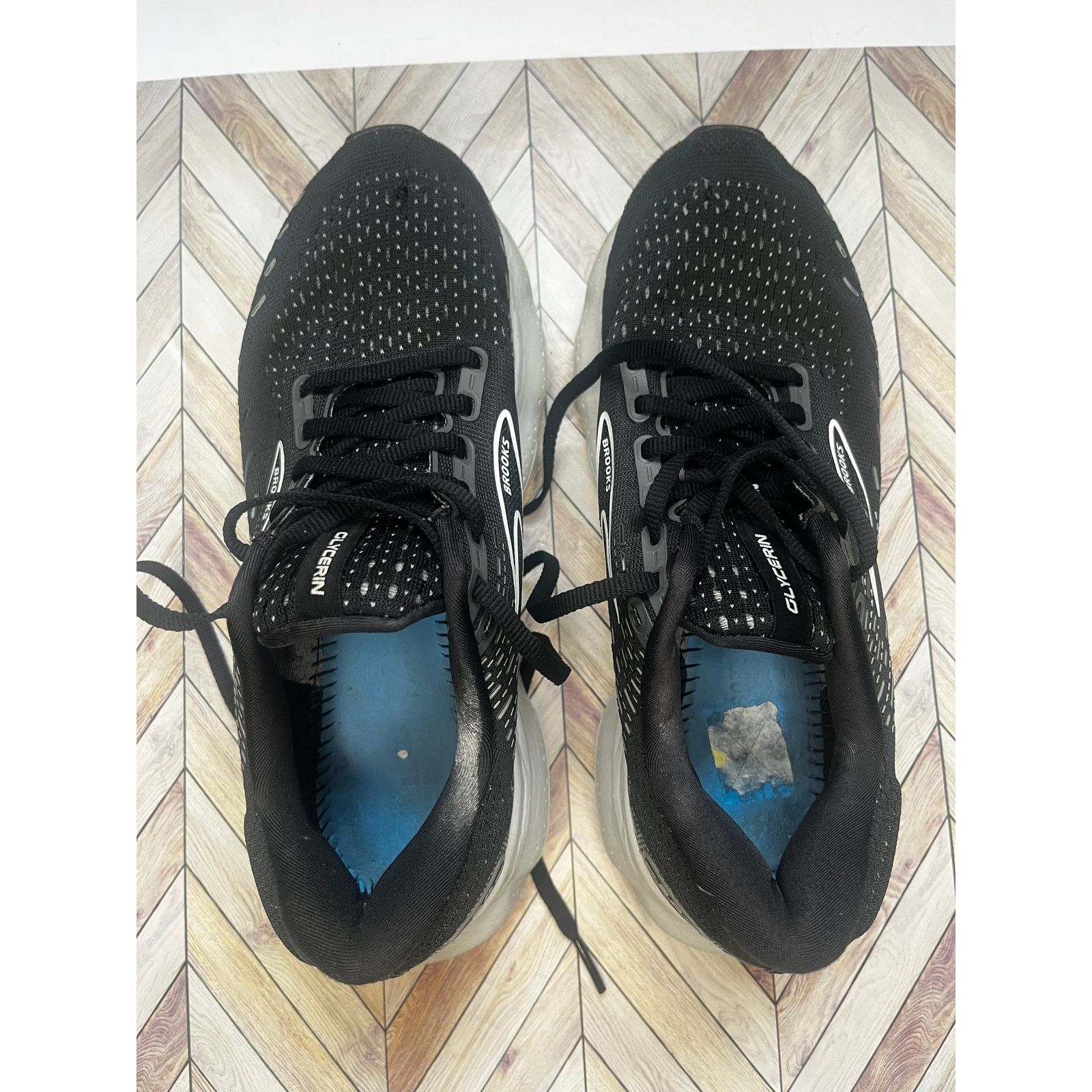 Brooks Brooks Glycerin 20 Running Shoes Black/White/Alloy Wide US 8 Size US 8 / IT 38 - 6 Thumbnail