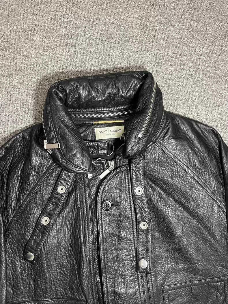 Saint Laurent Paris Detachable Zipper Hidden Hood Sheepski